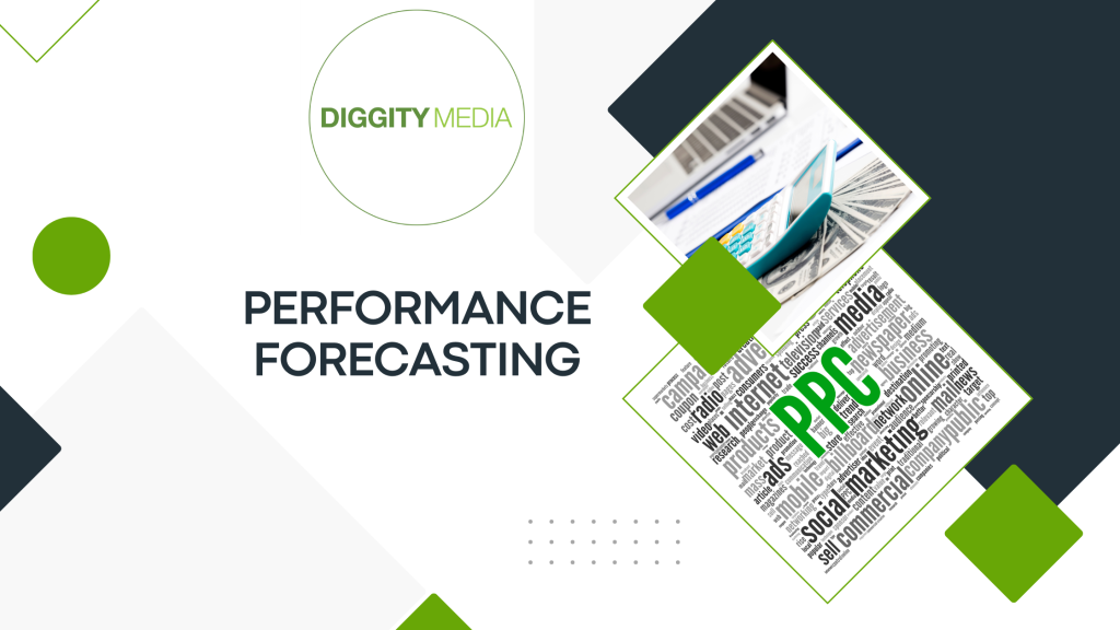 A graph illustrating performance forecasting trends in digital marketing strategies and analytics.